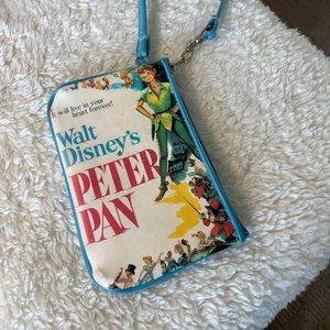 Vintage Walt Disney Peter Pan Wristlet Purse